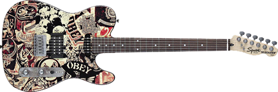 Squier Obey Graphic Telecaster