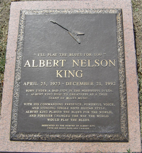 Albert King Gravesite in Memphis